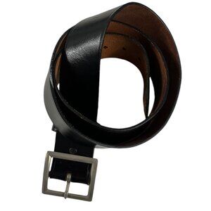 Vintage Law Enforcement Mid-Century Work Wear Black Garrison Duty Belt Size 40"